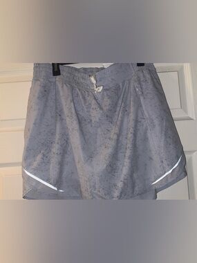 lululemon athletica Light Blue Speckled Athletic Skirt